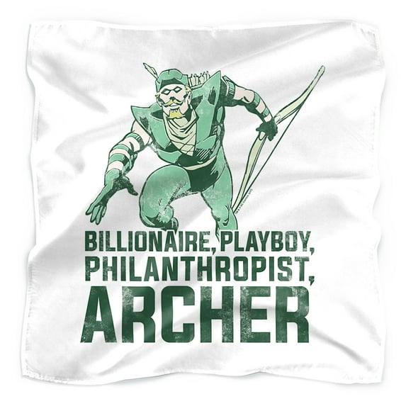 Justice League Green Arrow Archer Bandana (21 in x 21 in)