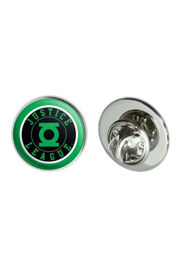Justice League Green Lantern Athletic Logo Metal 0.75" Lapel Hat Pin Tie Tack Pinback