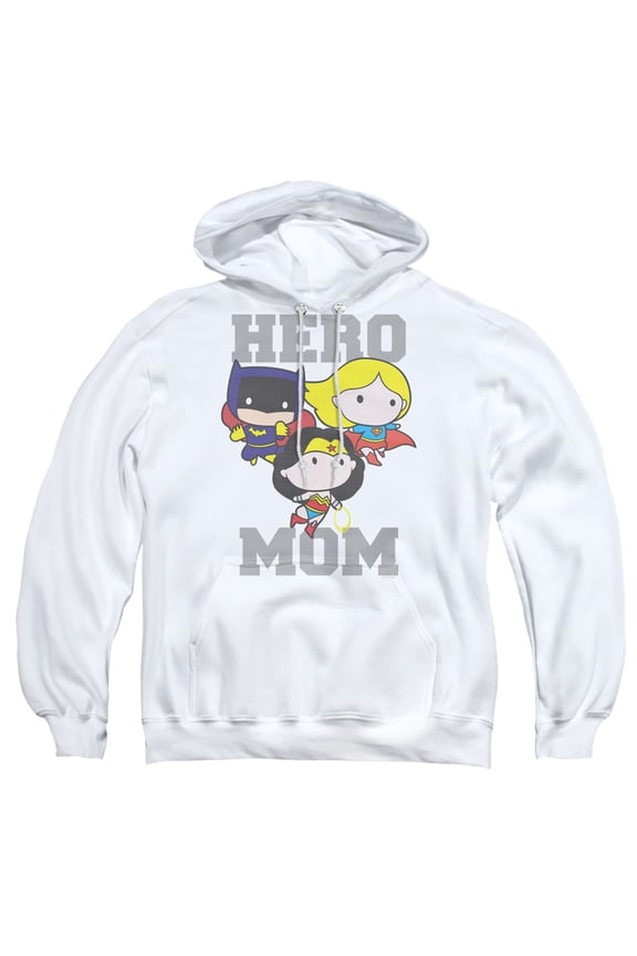 Justice League Hero Mom Chibi Unisex Adult Pull-Over Hoodie