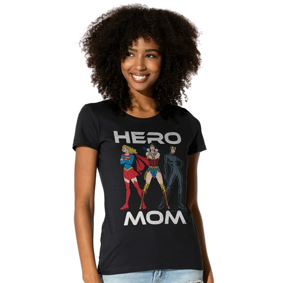 Justice League Hero Mom Multi Women's T Shirt