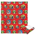 thumbnail image 1 of Justice League Heroic Holiday Helpers Warner Bros Kids Silk Touch Throw Blanket, 50 x 60 inches, 1 of 5