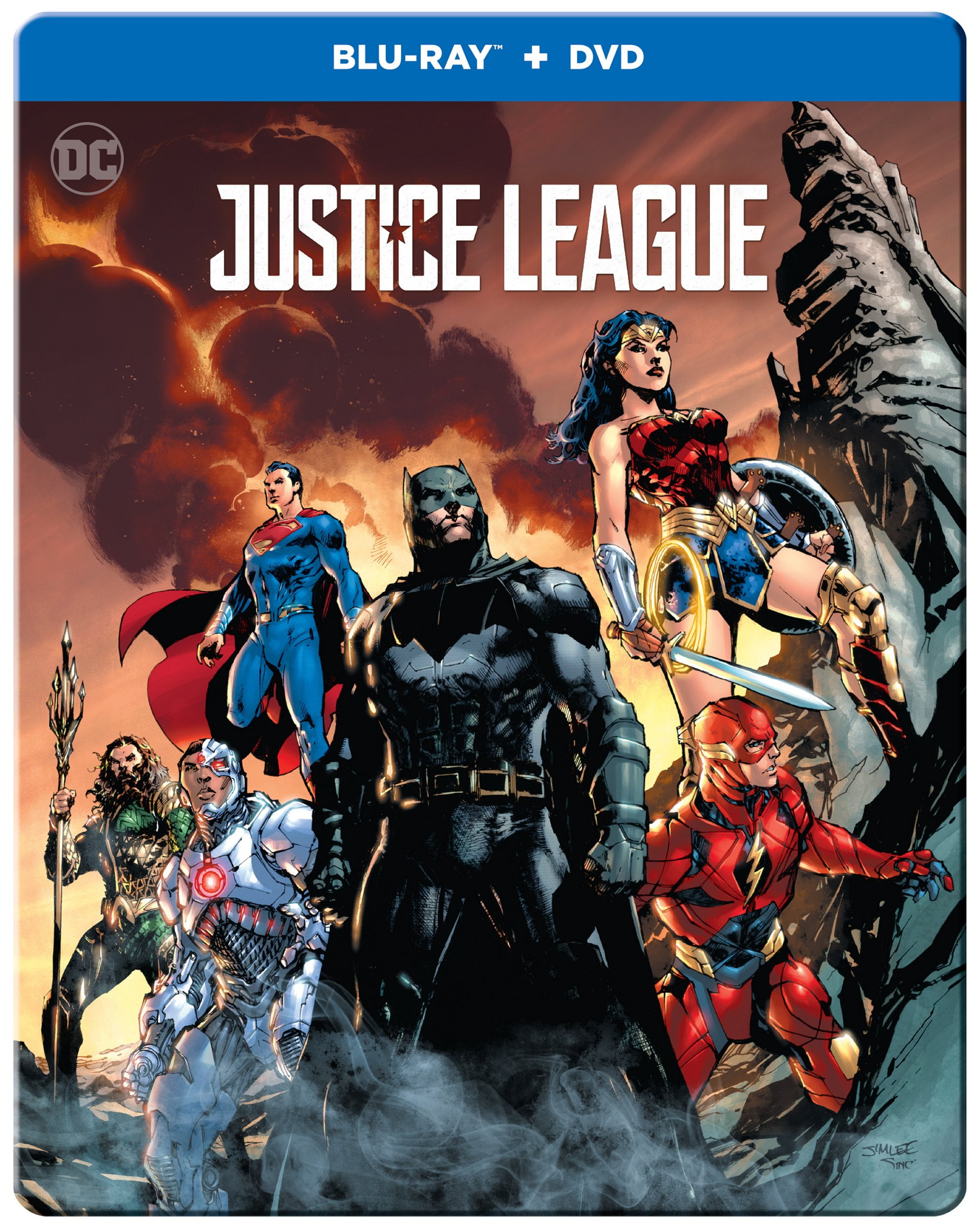 Justice League (Illustrated Steelbook/Blu-Ray + DVD) (BD) [Blu-ray]