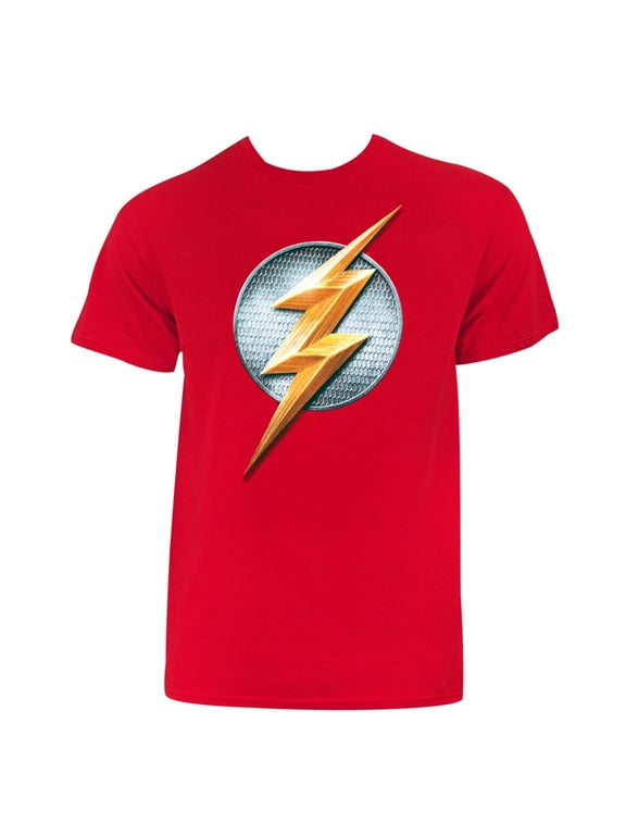 Justice League Men's Red Flash T-Shirt-Large