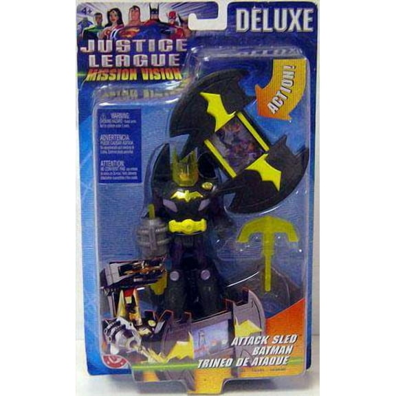 Justice League Mission Vision Batman Action Figure (Attack Sled)