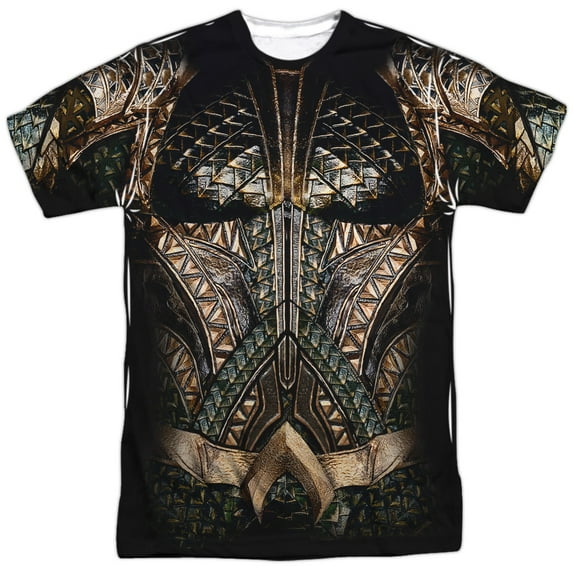 Justice League Movie - Aquaman Uniform - Short Sleeve Shirt - XX-Large