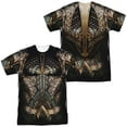 thumbnail image 1 of Justice League Movie Aquaman Uniform Unisex Adult Sublimated Costume T Shirt (Front/Back), Medium, 1 of 2
