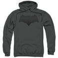 thumbnail image 1 of Justice League Movie Batman Logo Adult Pullover Hoodie Sweatshirt Charcoal, 1 of 1