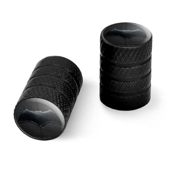 Justice League Movie Batman Logo Motorcycle Bicycle Bike Tire Rim Wheel Aluminum Valve Stem Caps