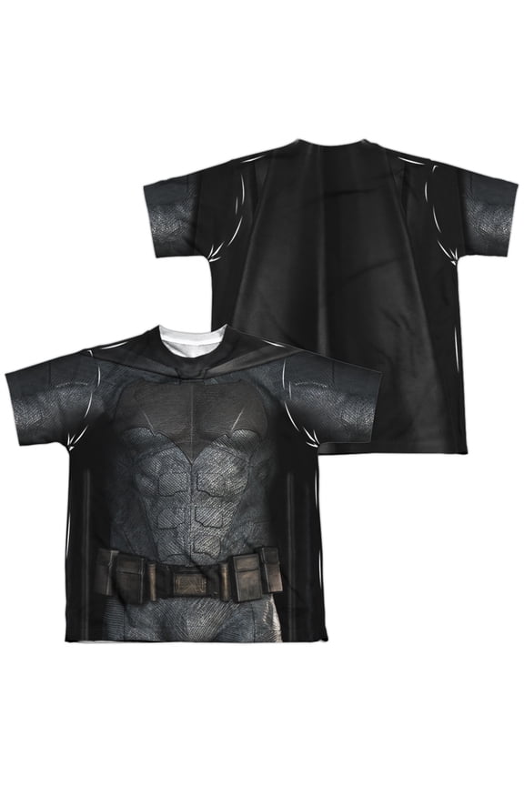 Justice League Movie - Batman Uniform (Front/Back Print) - Youth Short Sleeve Shirt - Large