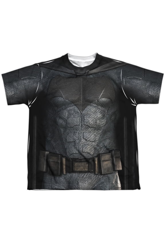 Justice League Movie - Batman Uniform - Youth Short Sleeve Shirt - Large