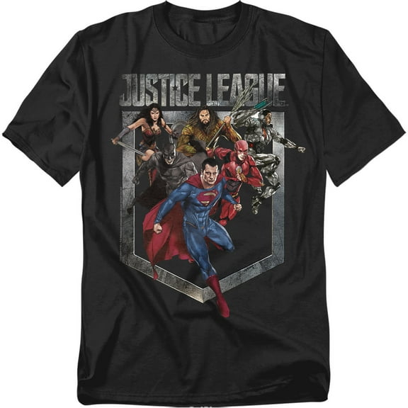 Justice League Movie T-Shirt Charge Unisex Graphic Tee For Men & Women