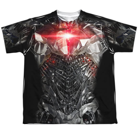 Justice League Movie - Cyborg Uniform - Youth Short Sleeve Shirt - Large