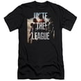 thumbnail image 1 of Justice League Movie Dawn S/S Adult 30/1 T-Shirt Black, 1 of 2