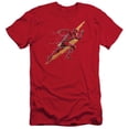 thumbnail image 1 of Justice League Movie Flash Forward S/S Adult 30/1 T-Shirt Red, 1 of 2