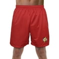 thumbnail image 1 of Justice League Movie Flash Logo Mens Lined Mesh Shorts, Red, Medium, 1 of 6