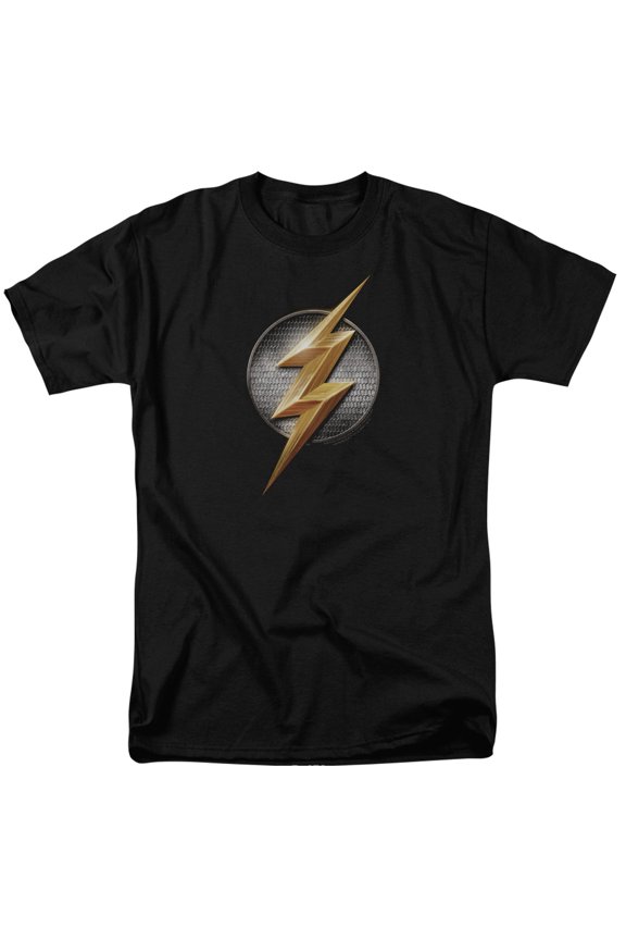 Justice League Movie Flash Logo Officially Licensed Adult T Shirt