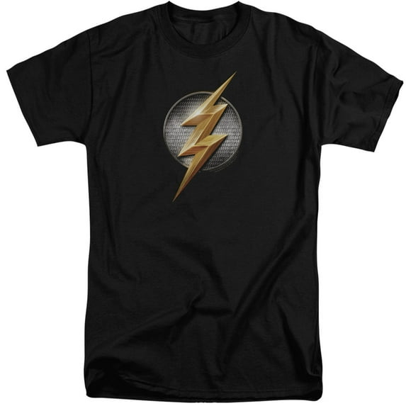 Justice League Movie - Flash Logo - Tall Fit Short Sleeve Shirt - XXX-Large