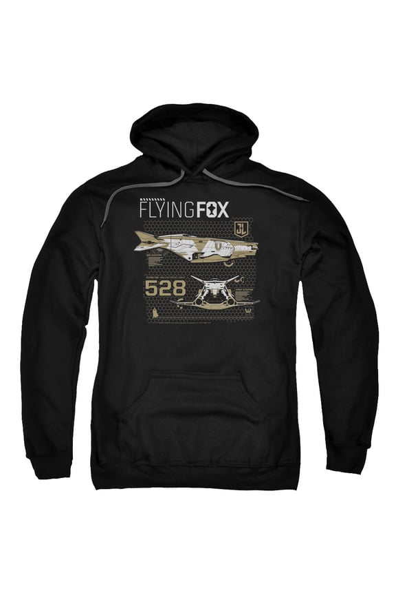 Justice League Movie - Flying Fox - Pull-Over Hoodie - Large