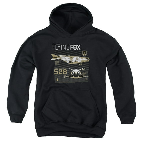Justice League Movie - Flying Fox - Youth Hooded Sweatshirt - Large