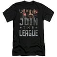 thumbnail image 1 of Justice League Movie - Join The League - Premium Slim Fit Short Sleeve Shirt - XX-Large, 1 of 2
