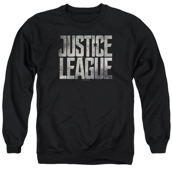 Justice League Movie - Metal Logo - Crewneck Sweatshirt - XXX-Large