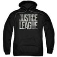 thumbnail image 1 of Justice League Movie - Metal Logo - Pull-Over Hoodie - XXXXX-Large, 1 of 2