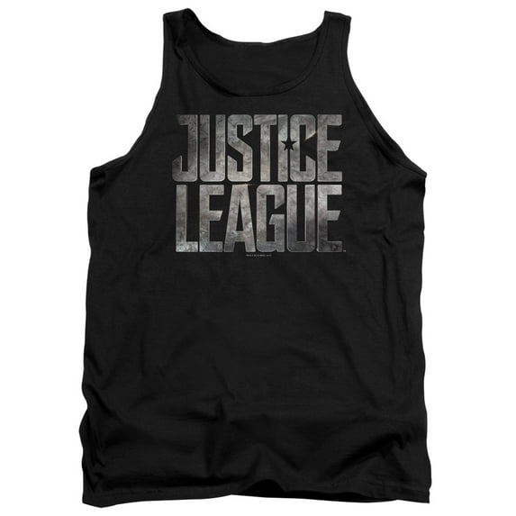Justice League Movie - Metal Logo - Tank Top - Small
