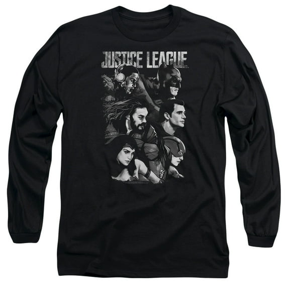 Justice League Movie - Pushing Forward - Long Sleeve Shirt - Large