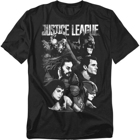 Justice League Movie Pushing Forward Officially Licensed Adult T Shirt