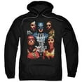 thumbnail image 1 of Justice League Movie - Save The World Poster - Pull-Over Hoodie - XXX-Large, 1 of 2