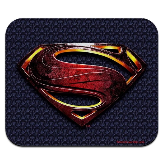 Justice League Movie Superman Logo Low Profile Thin Mouse Pad Mousepad