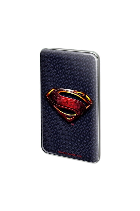 Justice League Movie Superman Logo Metal Rectangle Lapel Hat Pin Tie Tack Pinback