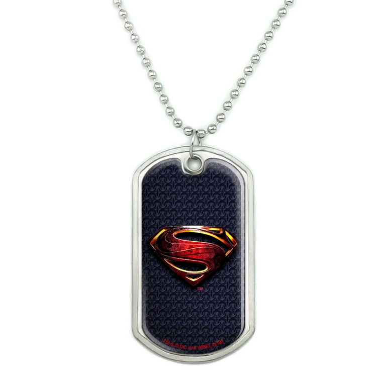 Superman dog tag top