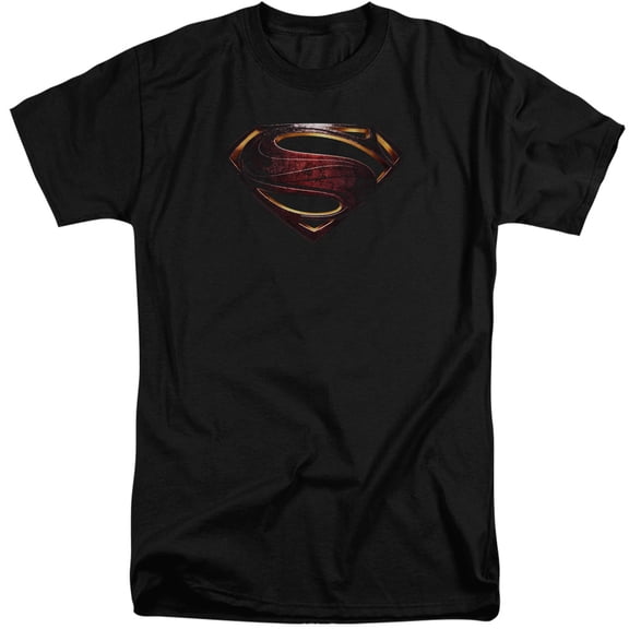 Justice League Movie - Superman Logo - Tall Fit Short Sleeve Shirt - X-Large