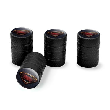 Justice League Movie Superman Logo Tire Rim Wheel Aluminum Valve Stem Caps