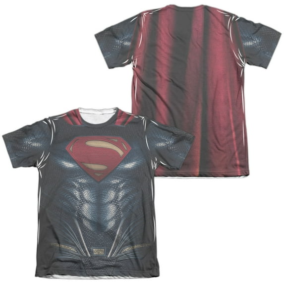 Justice League Movie - Superman Uniform (Front/Back Print) - Short Sleeve Shirt - XX-Large
