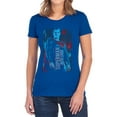 thumbnail image 1 of Justice League Movie Superman Women's T Shirt, Royal, X-Large, 1 of 6