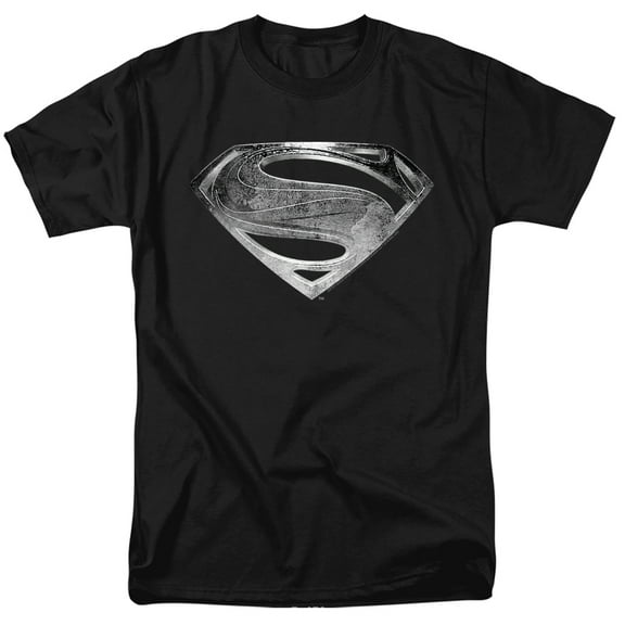 Justice League Movie T-Shirt Superman Symbol Black Suit Unisex Graphic Tee For Men & Women