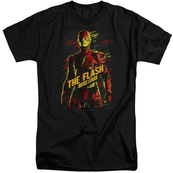 Justice League Movie - The Flash - Tall Fit Short Sleeve Shirt - X-Large