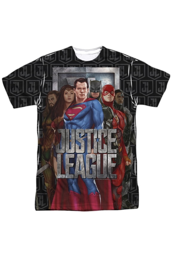 Justice League Movie - The League - Short Sleeve Shirt - Medium
