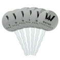 thumbnail image 1 of Justice League Movie Wayne Aerospace Cupcake Picks Toppers Decoration Set of 6, 1 of 7
