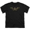 thumbnail image 1 of Justice League Movie - Wonder Woman Logo - Youth Short Sleeve Shirt - Large, 1 of 2