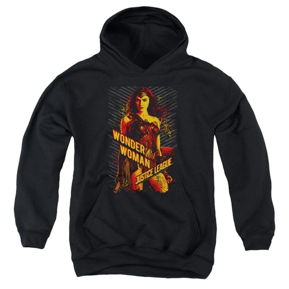 Justice League Movie - Wonder Woman - Youth Hooded Sweatshirt - Large