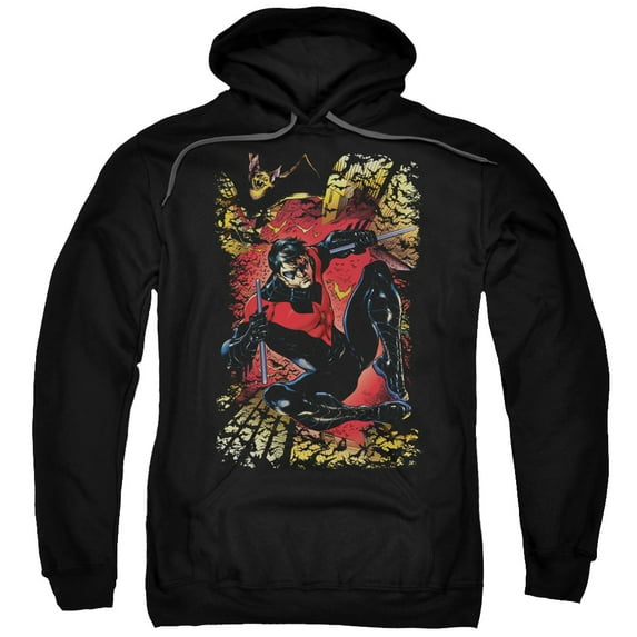 Justice League Nightwing #1 Adult Pullover Hoodie Sweatshirt Black