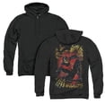 thumbnail image 1 of Justice League Nightwing #1 (Back Print) Adult Zipper Hoodie Sweatshirt Black, 1 of 3