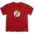 thumbnail image 1 of Justice League Of America Men's  Flash Logo T-shirt Red, 1 of 2