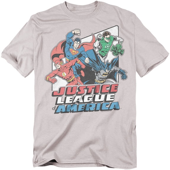 JLA T-Shirt Four Against Crime Unisex Graphic Tee For Men & Women