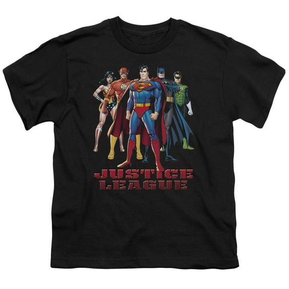 Justice League Of America Men's In League T-shirt Black