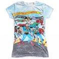 thumbnail image 1 of Jla - World Cure - Juniors Cap Sleeve Shirt - XX-Large, 1 of 2
