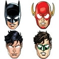 thumbnail image 1 of Justice League Party Masks, 8ct, 1 of 2